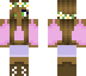 brown haired flower girl,  green eyes 2