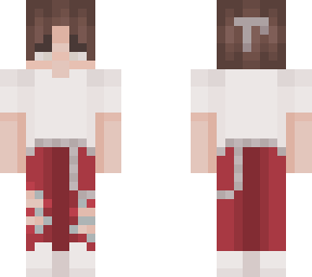 casual red white!