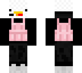 chicken pink vest with hoodie