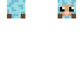 custom the dye blue sheep head