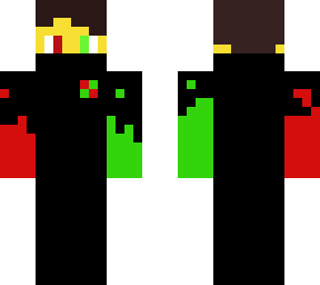 green and red fire ninja