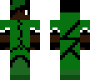 green poison mage with green streak in hair