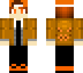 halloween boy in orange