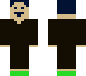 man in black