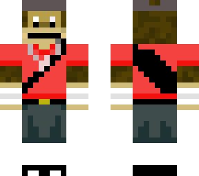 monkey scout but red