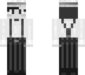monochrome pinstriped keitie