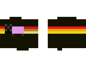 nyan cats rainbow hitting her in the face in a full 360 turn