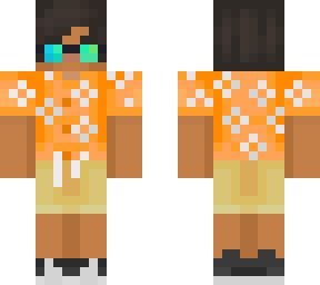 orange party shirt guy