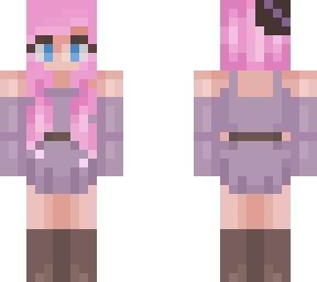 pink hair witch