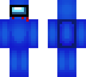 player impostor among us (blue)