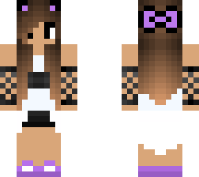 purple and white