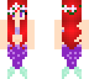 purple mermaid