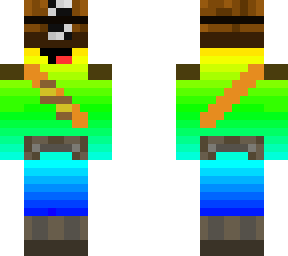 rainbow noob but soldier (but i fixed the rainbow)