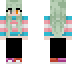 reversed pride halloween girl