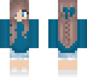 this isnt my skin i just thought it was cute and  i made the eyes blue