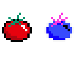 tomato and inverted tomato