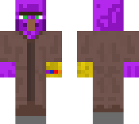 a minceraft villager but its the reason spiderman is woodchips