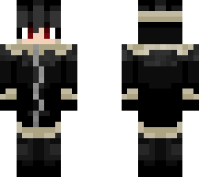 black fur coat