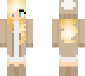blonde girl winter outfit