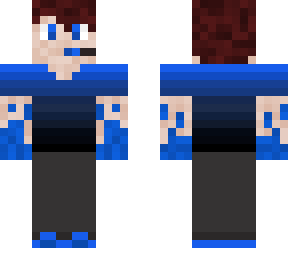 blue gamer boy
