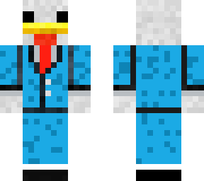 blue suit chicken