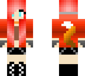 flame wolf girl