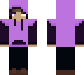 girl in purple and black hoodie