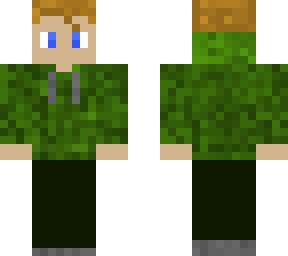 green hoodie