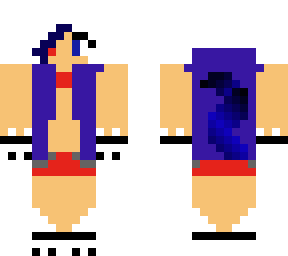 hope in a swimsuit with a hoodie