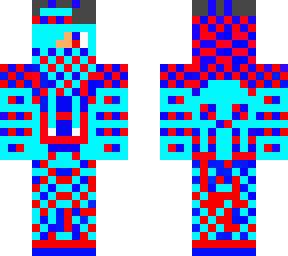 light blue blue red ninja