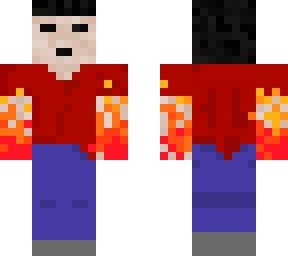 maxthegrah but hes red steve with flames