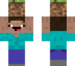 noob with a dirt block (fixed)