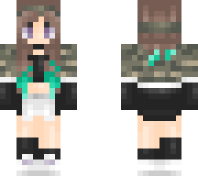 ombre camo girl