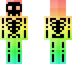 rainbow skeleton