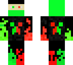 red and green creper boy