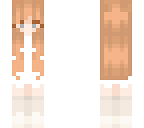 red head girl hair with pants (for editing)
