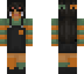 saf halloween skin fixed hair