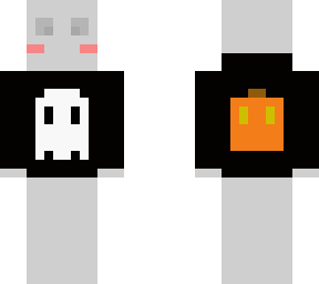 skintober day 4 axolotl with spoopy hoodie