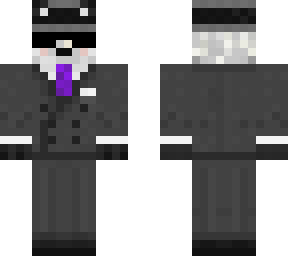 white mountain fox in suit
