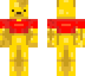 Winnie the pooh with Honey | Minecraft Skin