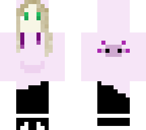 axolotl girl hoodie