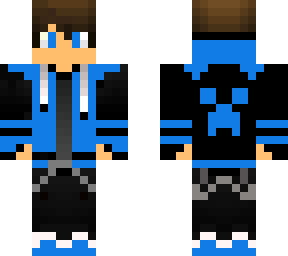 blue creeper hoddie
