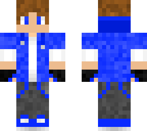 boy with a blue shirt