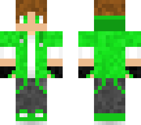 boy with a green shirt