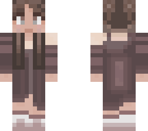 brown hair girl w/ coat