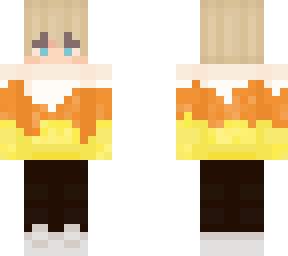 candy corn hoodie edit