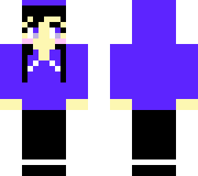 dark blue hoodie girl