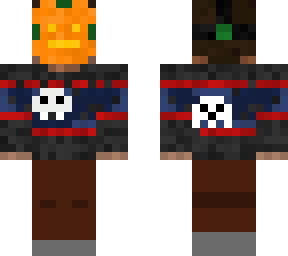 halloween mask and sweater (for a contest)