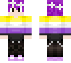 nonbinary purple hair turtleplayz