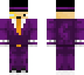 prple yellow suit guy